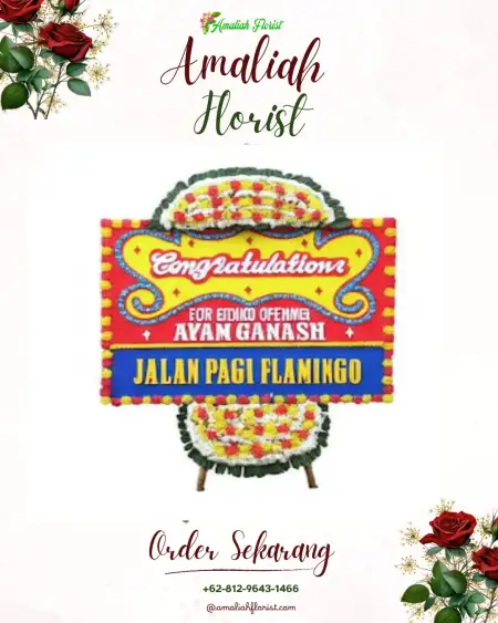 Sewa Papan Bunga Badegan